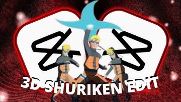 @Script 3D Shuriken Effect in CapCut 2023 (AMV Tutorial)