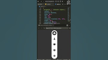 Animated Vertical Navigation Menu