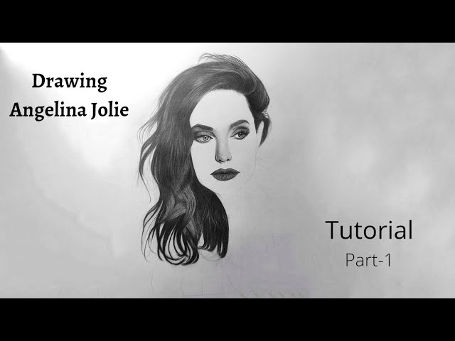 angelina jolie drawing tutorial