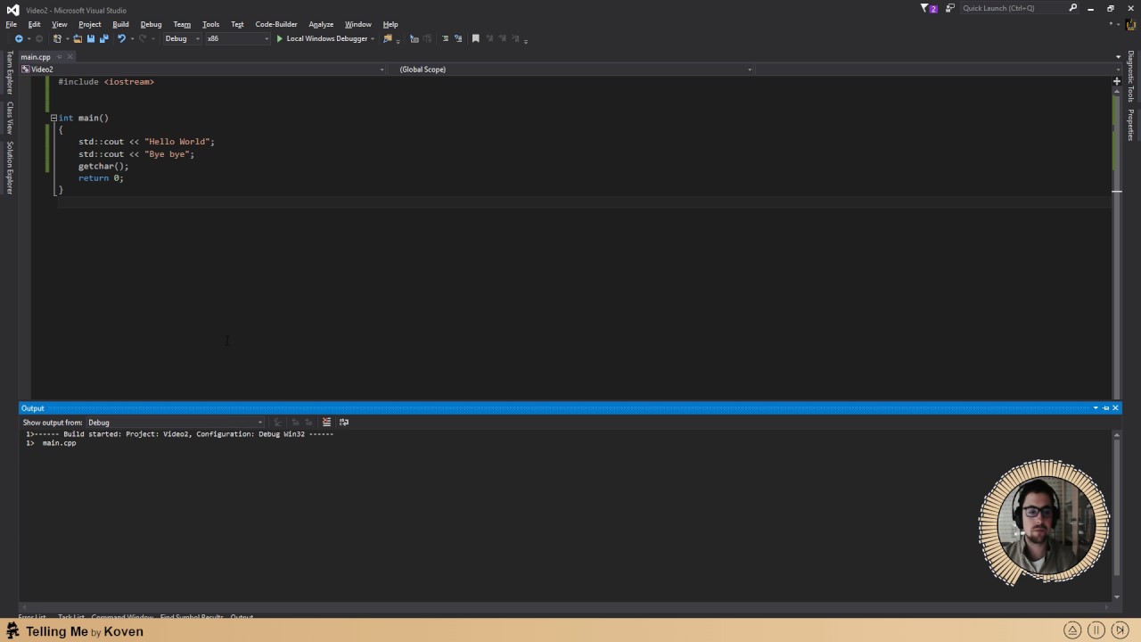 2. Hello world... y bye bye! - C++ de 0 a Experto! - YouTube