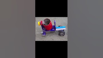 DIY mini Tractor Building mini overpass Bridge with cement & bricks 😱😱 #miniature