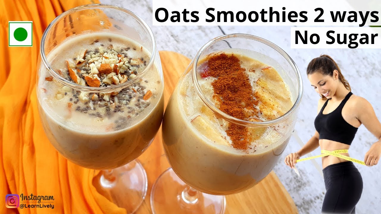 2-oats-breakfast-recipes-for-weight-loss-no-sugar-smoothie-for-weight