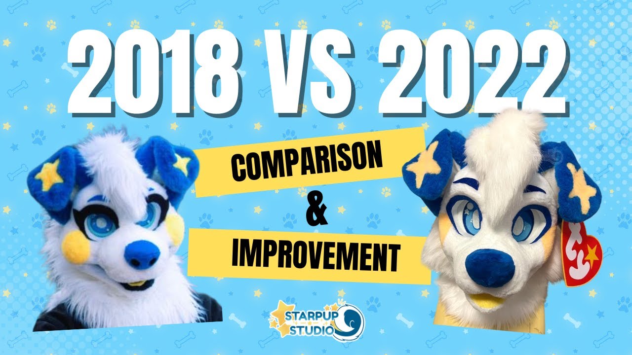Fursuit Making Improvement! 2018 vs 2022