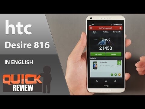 [EN] hTC Desire 816 Dual SIM Quick Review