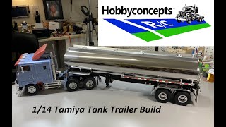 1/14 RC Tamiya Fuel Tank Trailer Build