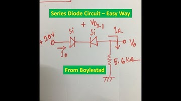 Series Diode Circuit Solution (Boylestad Example 2 8)
