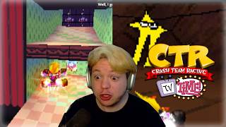 Crash Team Racing - TV WORLD Custom Track!! (FULL PLAYTHROUGH)
