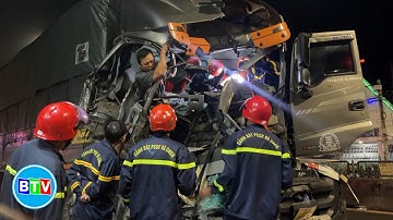 [BTV] - GIẢI CỨU PHỤ XE MẮC KẸT TRONG CABIN BẸP DÚM