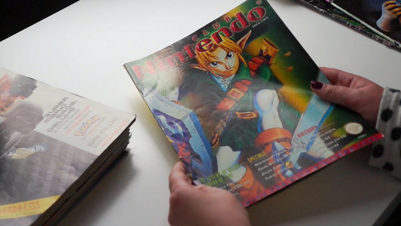 Binaural ASMR/Whisper. Retro Nintendo Magazines