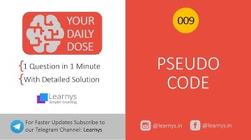 Your Daily Dose. Pseudocode.009