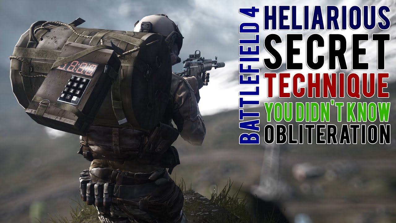 Secret Technique - you didn't know BF4 Obliteration - YouTube