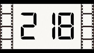 Countdown from 218 to 0 (Retro)