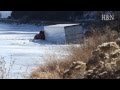 How to recover a semi from a frozen lake