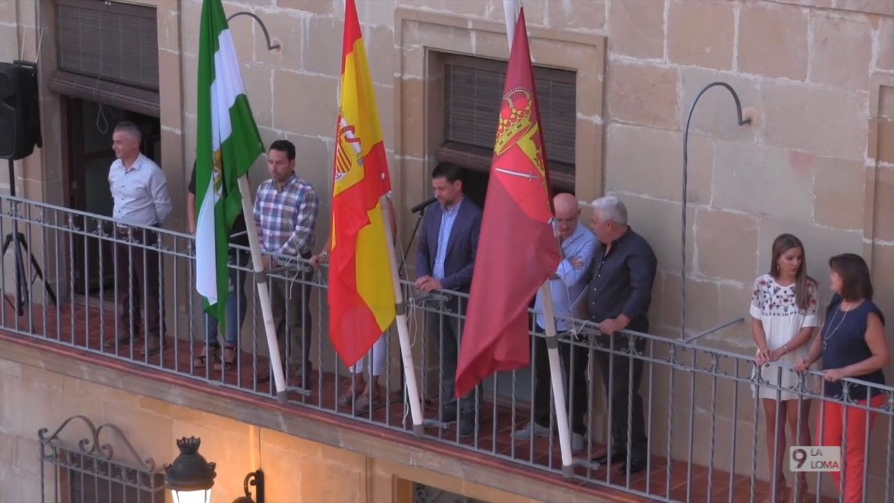 Feria de Torreperogil 2017 · Izado de banderas