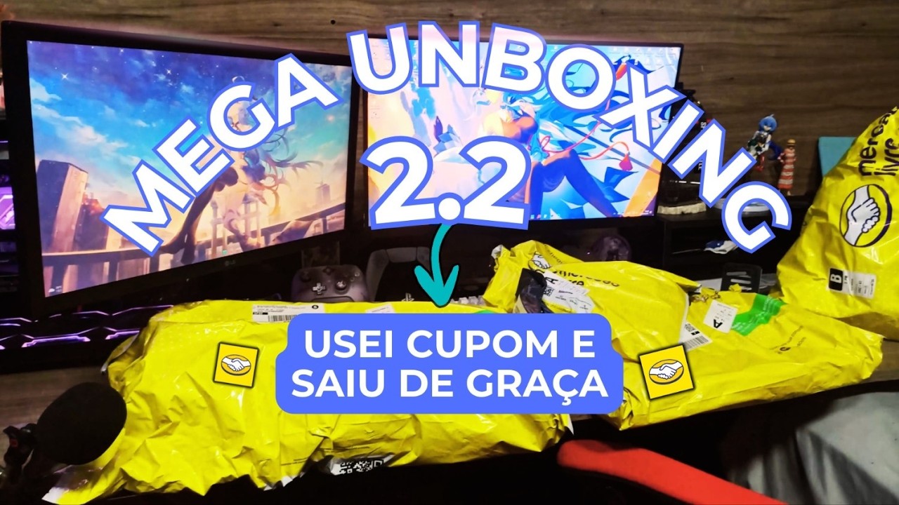 COMPREI MUITA COISA NA PROMOÇÃO 2.2 (tunando o setup🔥)