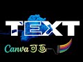 How to Create Transparent Text Effect in Canva || Create amazing video effects in canva