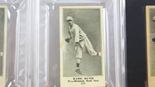 Babe Ruth Rookie Card Collection Sporting News Famous Barr