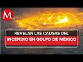 ¿Qué provocó el incendio en ducto marino en Campeche?