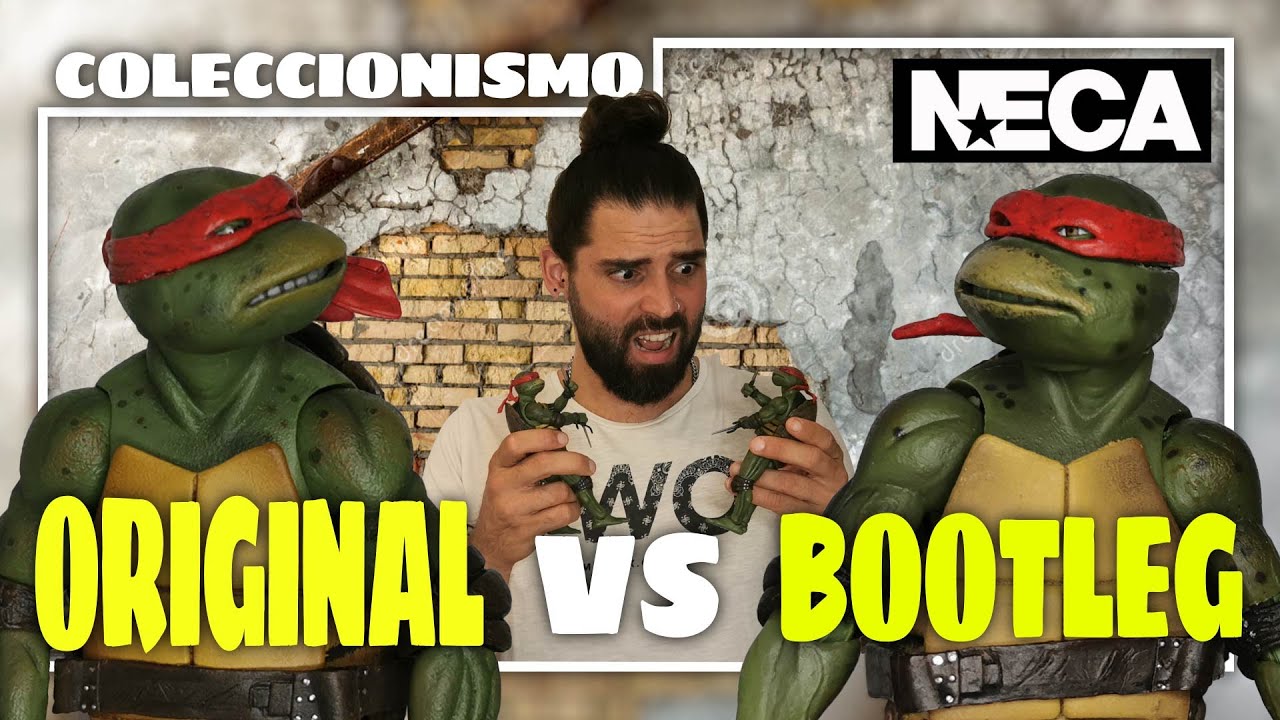 TMNT NECA (Original VS Bootleg) 7