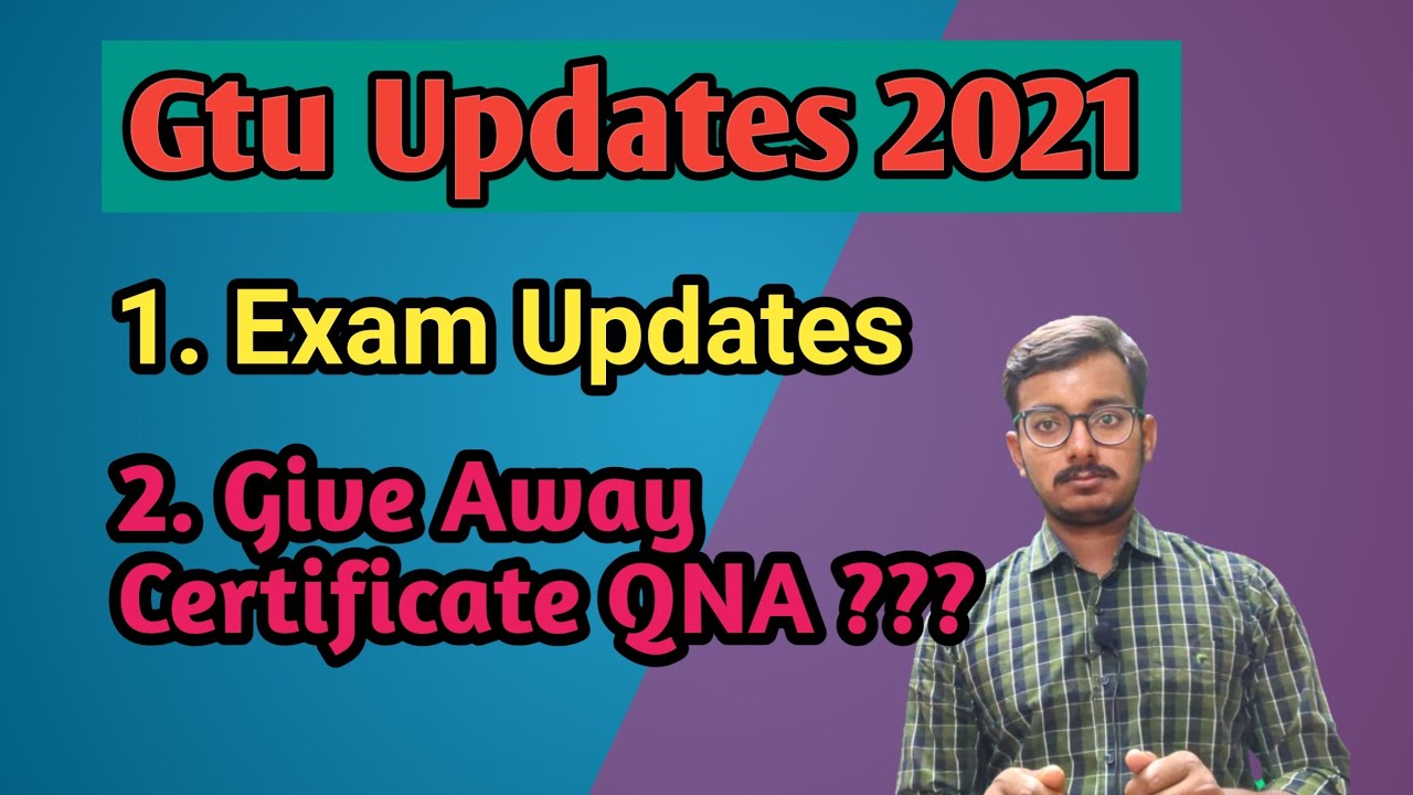 Gtu Exam Updates Gtu 100 Points Activities Certificate QNA ?? YouTube
