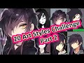 【Speedpaint】20 Art Styles Challenge Part 2