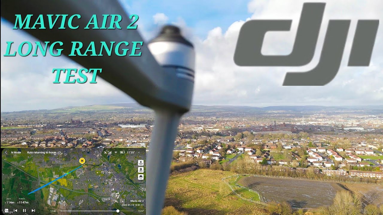 dji mavic air 2 long range test UK - YouTube