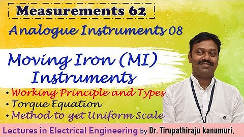 ME62 Moving Iron MI Instruments