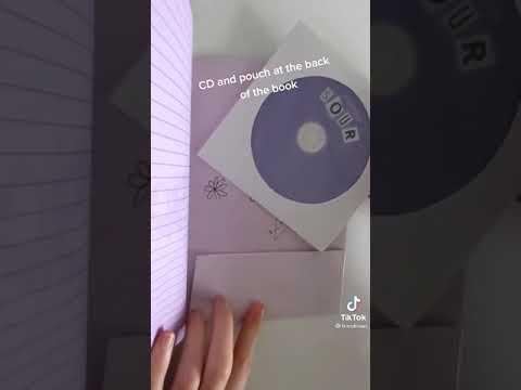 Olivia Rodrigo Notebook Merch Unboxing Tiktok | 1 Step Forward 3 Steps Back