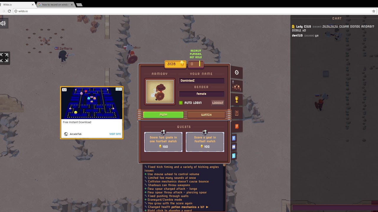 Wilds io Gameplay [ Fastest way to kill the giant ]  [ Wilds.io ]