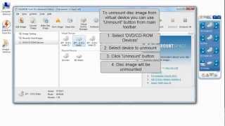 How to unmount disc image from virtual device in DAEMON Tools Pro v.5.1