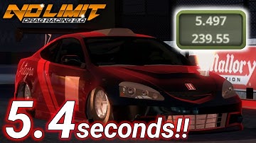 5.4 Tune!! Fastest Honda Integra Tune (RSX) - Version 1.9.6 | No Limit Drag Racing 2.0