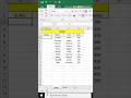 Excel Serial Number Trick 😱 Filter Ke Baad Bhi Perfect Numbering 🔥//#Excel #SUBTOTAL #Shorts