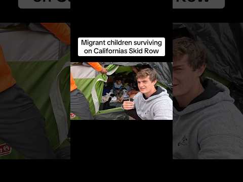 Migrant Children living on Skid Row 😢