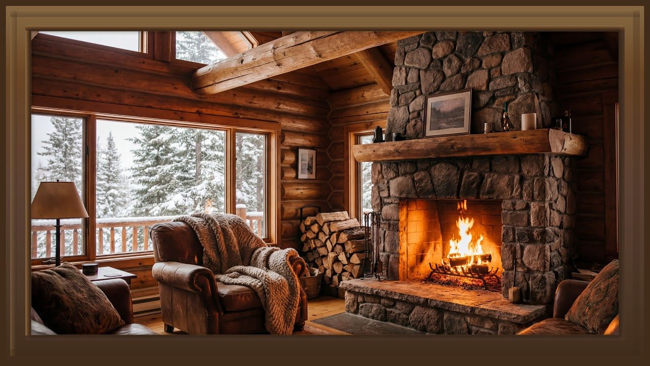 Frame TV Art 4K – Rustic Cabin Interior | 2 Hour Ambient Screensaver