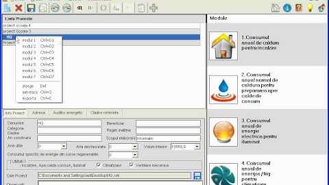 Tutorial AllEnergy Cladiri - Prezentare generala a aplicatiei
