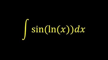 Integral of sin(ln(x) - Integral example