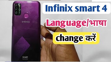 Infinix smart 4 language change // infinix smart 4 mobile ko hindi me kaise kare