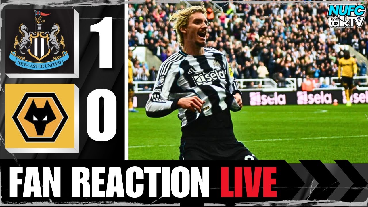 INSTANT REACTION: NEWCASTLE UNITED 1-0 WOLVES LIVE