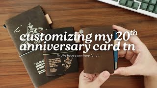 2026 Travelers Notebook 20th Anniversary Card Size and Making My Own Pen Loop
