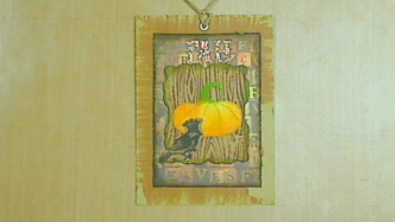 ATC Fall Little Project Tim Holtz Inspired