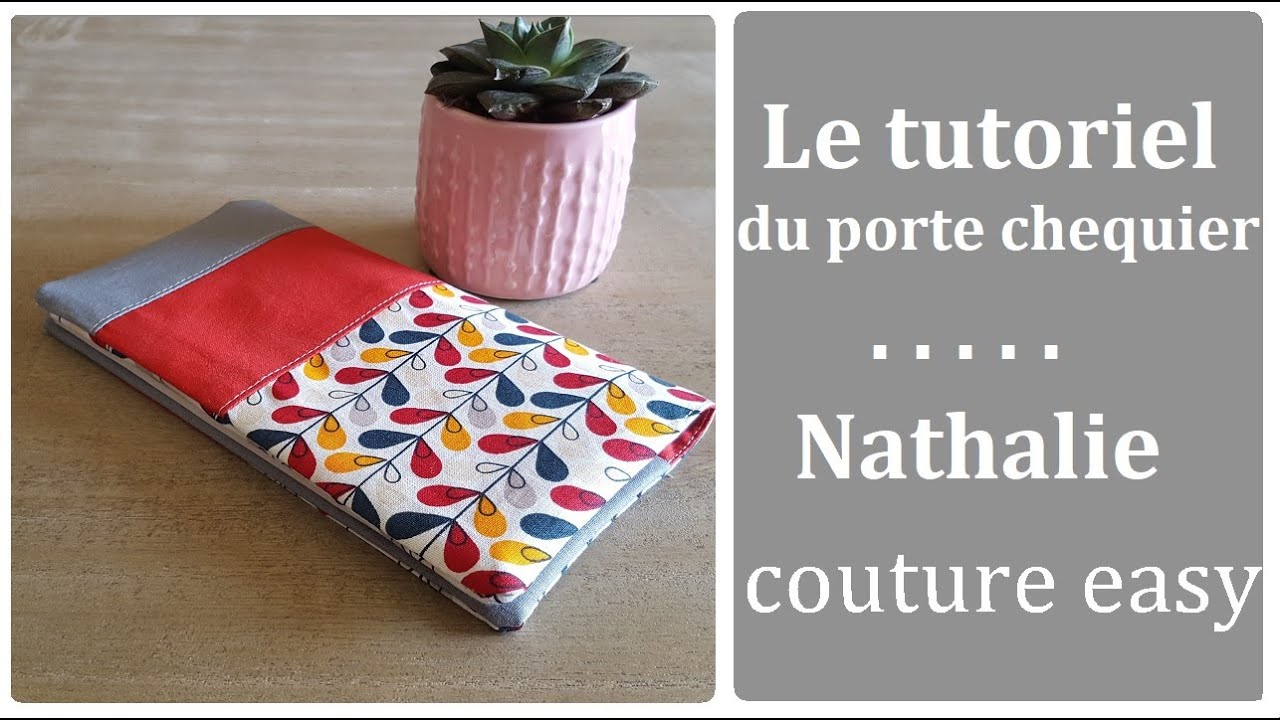 Le tutoriel porte chéquier avec rangements pour cartes fidélités - YouTube