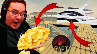 2 PISOS DÁ PROJECTO DE IATE DE LUXO | RAFT GAME #4 screenshot 5