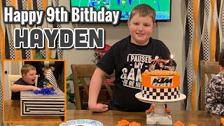 HAYDEN'S 9TH BIRTHDAY PARTY | KTM DIRTBIKE THEMED BIRTHDAY