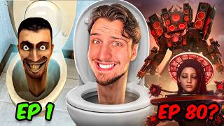 TOUS Les ÉPISODES de SKIBIDI TOILET (épisode 80 ?!)