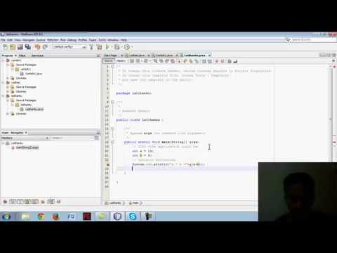 Tutorial Operator Aritmatika dgn Java NetBeans 8.0 Bayu Irawan POLTEK HARBER