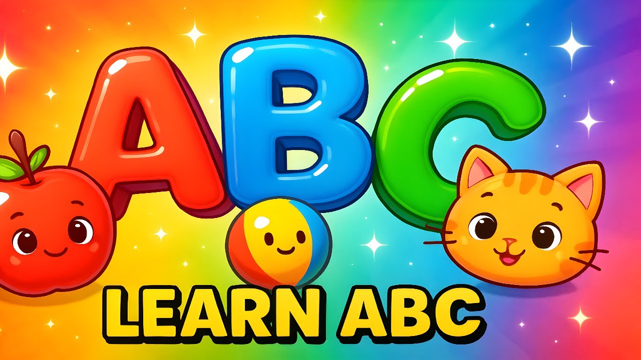 ABC Song for Kids 🔤 Learn the Alphabet A to Z | Rhymes & Rainbows