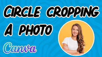Crop photo in a Circle in CANVA