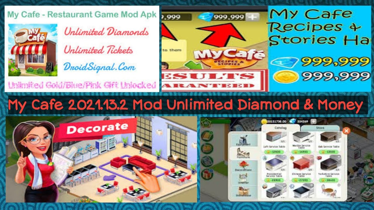 My cafe Mod heck game guardian 2021