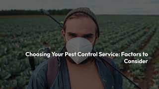 A Comprehensive Approach to Understanding Pest Control Services