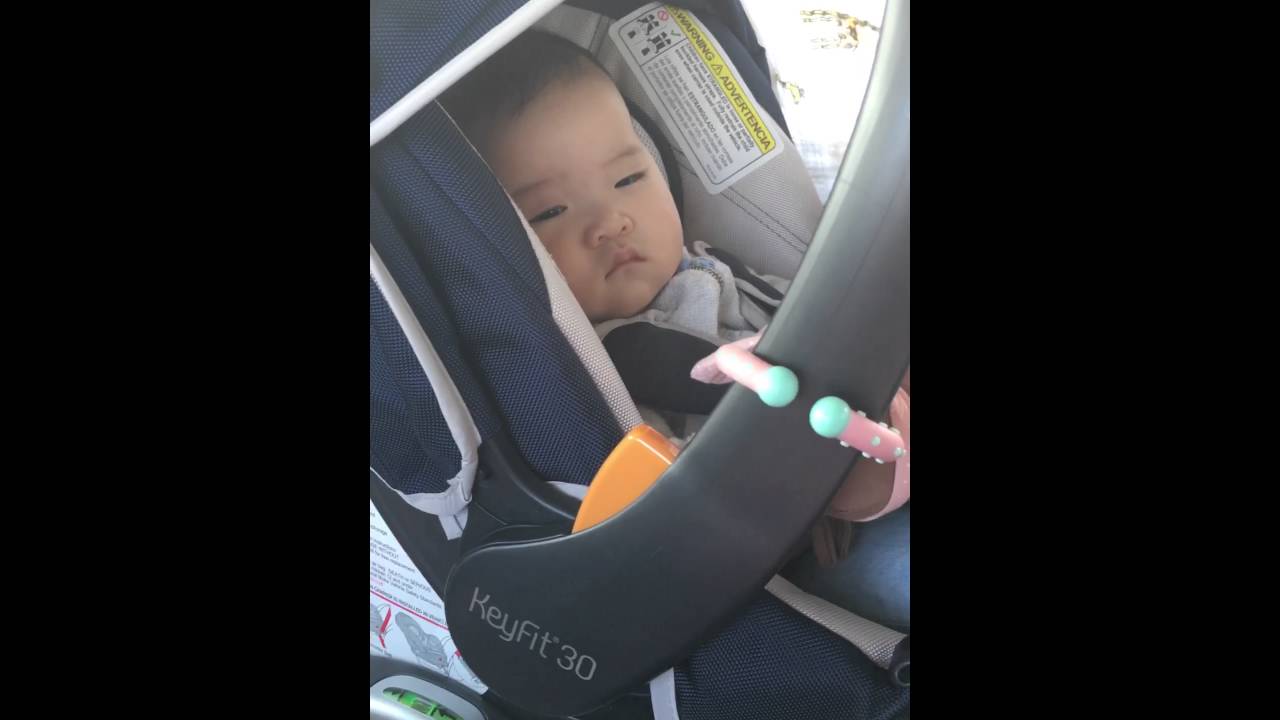 6 month Baby falling asleep in the car YouTube